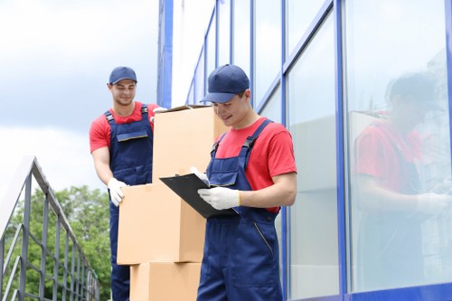 Commercial and residential moving truck service in Belsize Park