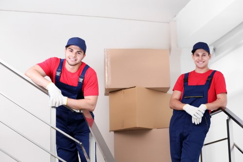Customer raising a complaint about a removal van service