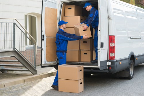 Packing support and protective wrapping for removals
