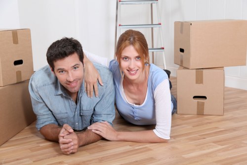 Local moving truck planning near Belsize Park residential streets