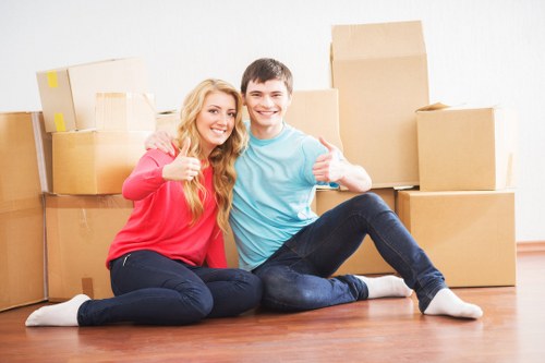 Removal van service for a Belsize Park house move